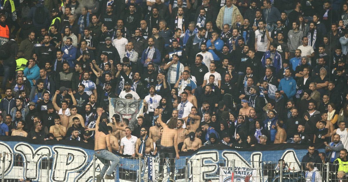 Einige Limassol-Anhänger - hier beim Hinspiel in Frankfurt - leisteten sich rassistische Entgleisungen. Foto: Imago/Sven Simon