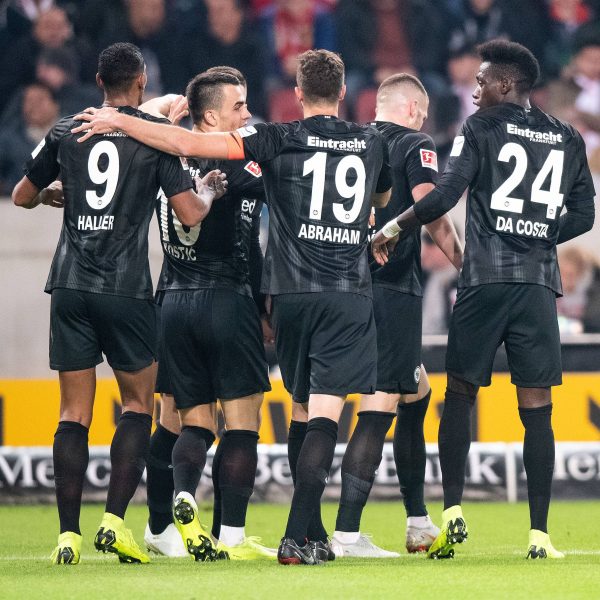  Kollektiver Jubel bei der SGE. (Bild: Imago/Jan Huebner)