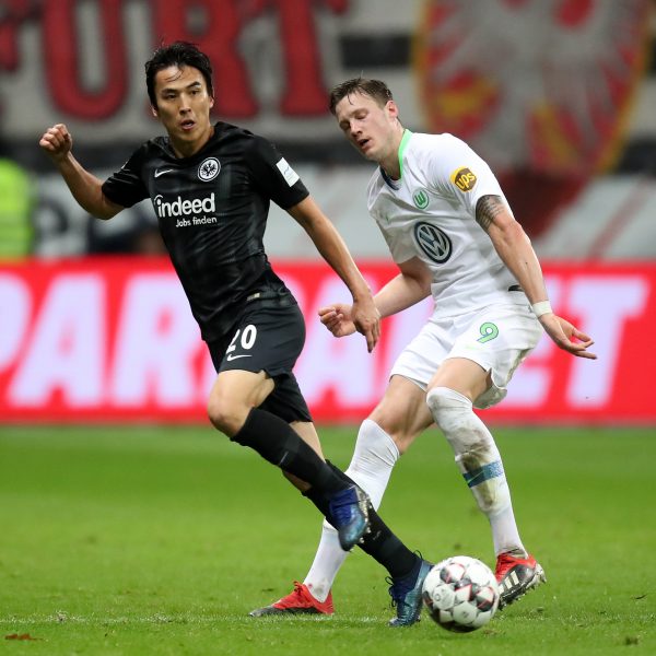  Makoto Hasebe war vor allem in Halbzeit eins für die Wölfe nicht zu überwinden.