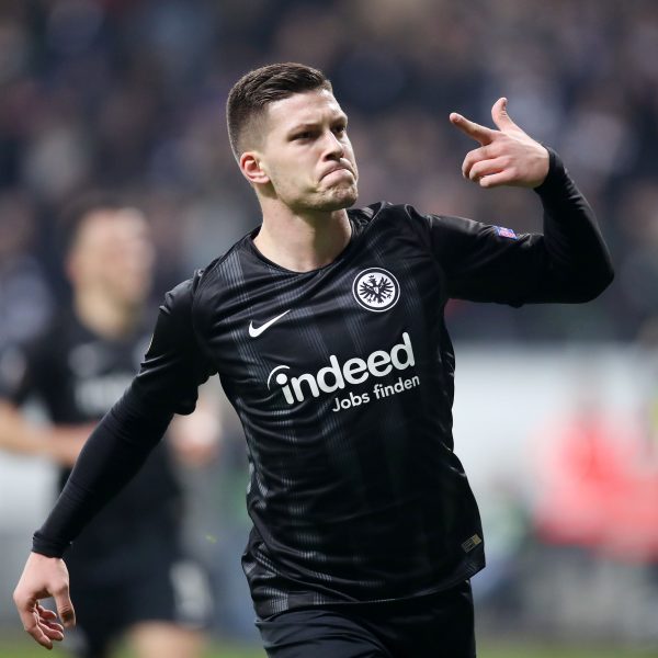   Luka Jovic erzielte das erlösende 1:0 für die Frankfurter Eintracht im Duell mit Schaktar Donezk.