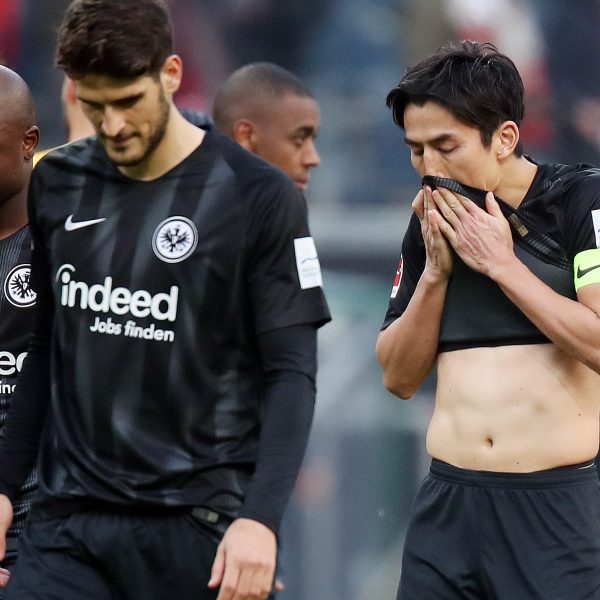  Enttäuschte Gesichter nach der Partie gegen Mönchengladbach. Am Ende hat es wieder nicht zu einem Sieg gereicht.