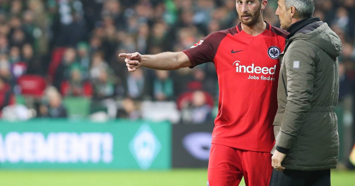  Eintracht-Coach Adi Hütter muss gegen den Tabellenführer aus Dortmund womöglich auf seinen Kapitän verzichten. (Foto: imago/Osnapix)