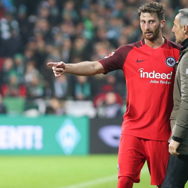  Eintracht-Coach Adi Hütter muss gegen den Tabellenführer aus Dortmund womöglich auf seinen Kapitän verzichten. (Foto: imago/Osnapix)