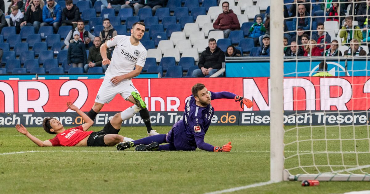 BOOM! Mit einem Gewaltschuss feierte er seinen zweiten Bundesliga-Treffer für die Hessen (Bild: Imago/NORDPHOTO)