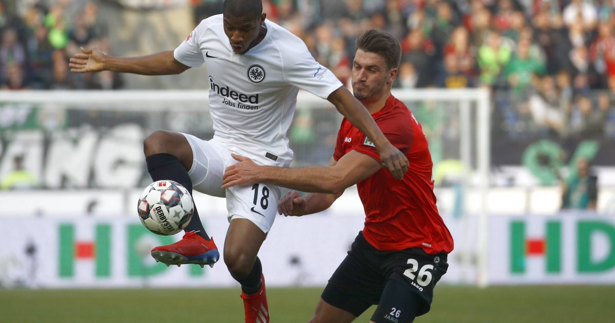 Almamy Touré zeigte gegen Hannover 96 ein gelungenes Debüt. Foto: Imago/Joachim Sielski