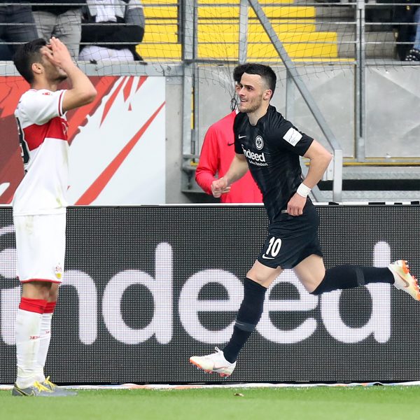  Filip Kostic war mit seinen zwei Treffern am 3:0-Heimsieg gegen den VfB Stuttgart maßgeblich beteiligt.