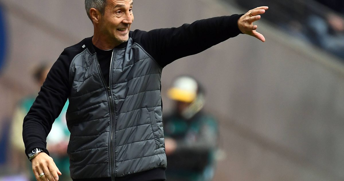  Gegen Düsseldorf muss Eintracht-Trainer Adi Hütter wieder einmal an der Aufstellung drehen und rotieren. (Foto: imago/Jan Huebner).