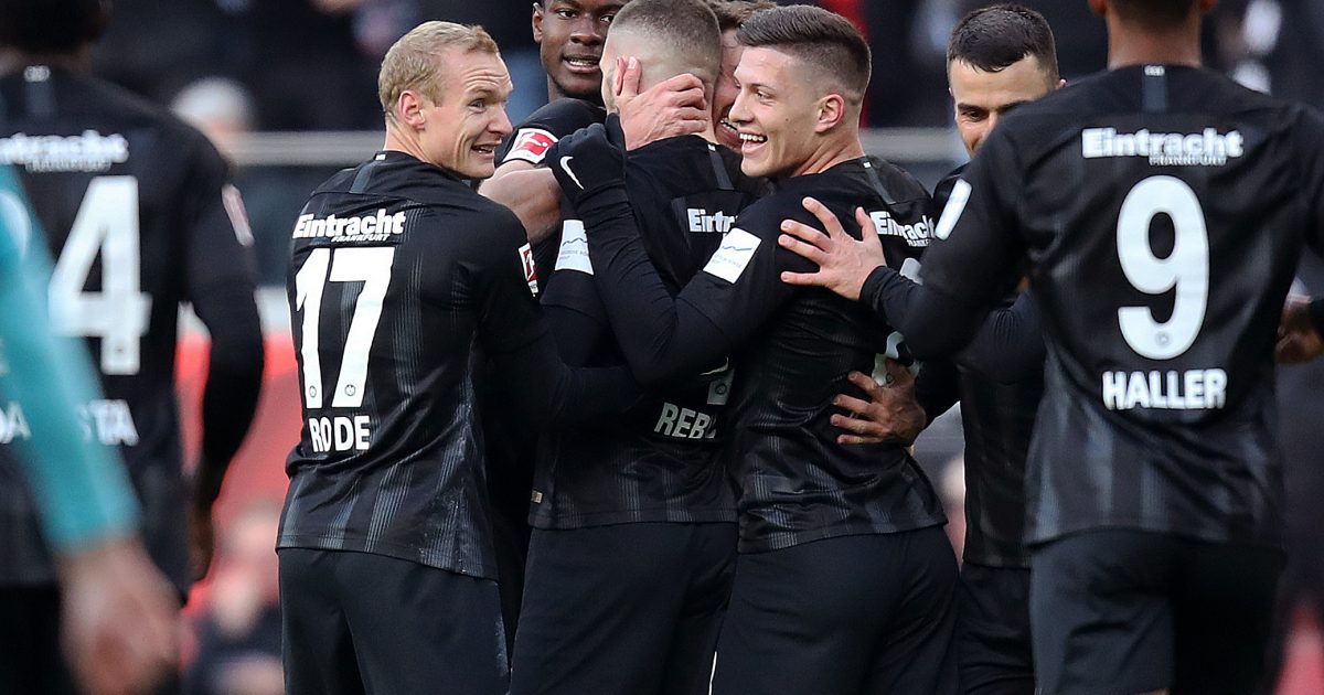  Sebastian Rode lobt Luka Jovic, Sebastien Haller und Ante Rebic.