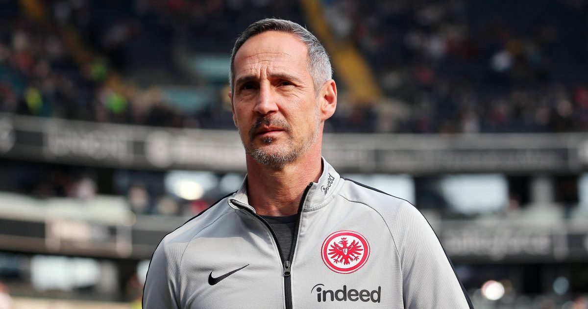  Will gegen Berlin den vierten Platz verteidigen: Eintracht-Trainer Adi Hütter (Foto: imago images/Pressefoto Baumann).
