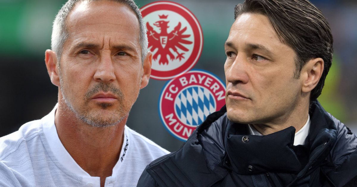 Frankfurts Trainer Adi Hütter trifft am Samstag auf Ex-Eintracht-Trainer Niko Kovac. Im Vorfeld knistert es vor allem beim Rekordmeister mächtig. (Foto: imago Images/Sven Simon)
