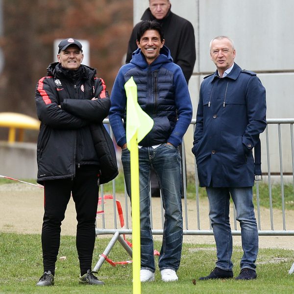  Bei der Eintracht ist für Spielerberater wie Roger Wittmann (re.) nur selten viel zu holen