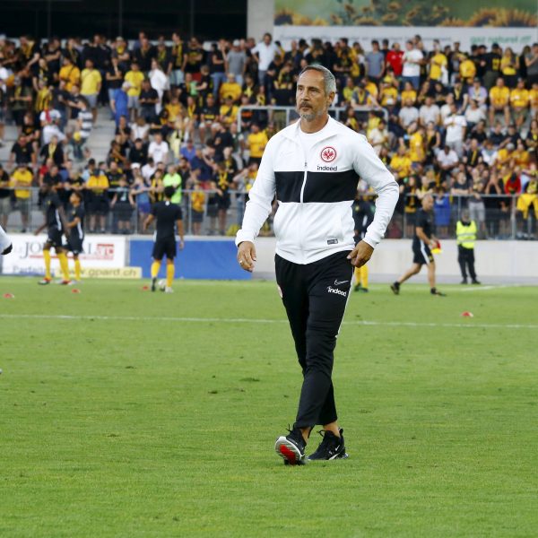  Adi Hütter kehrte zu seinem Ex-Klub zurück. (Foto:imago images / Geisser)