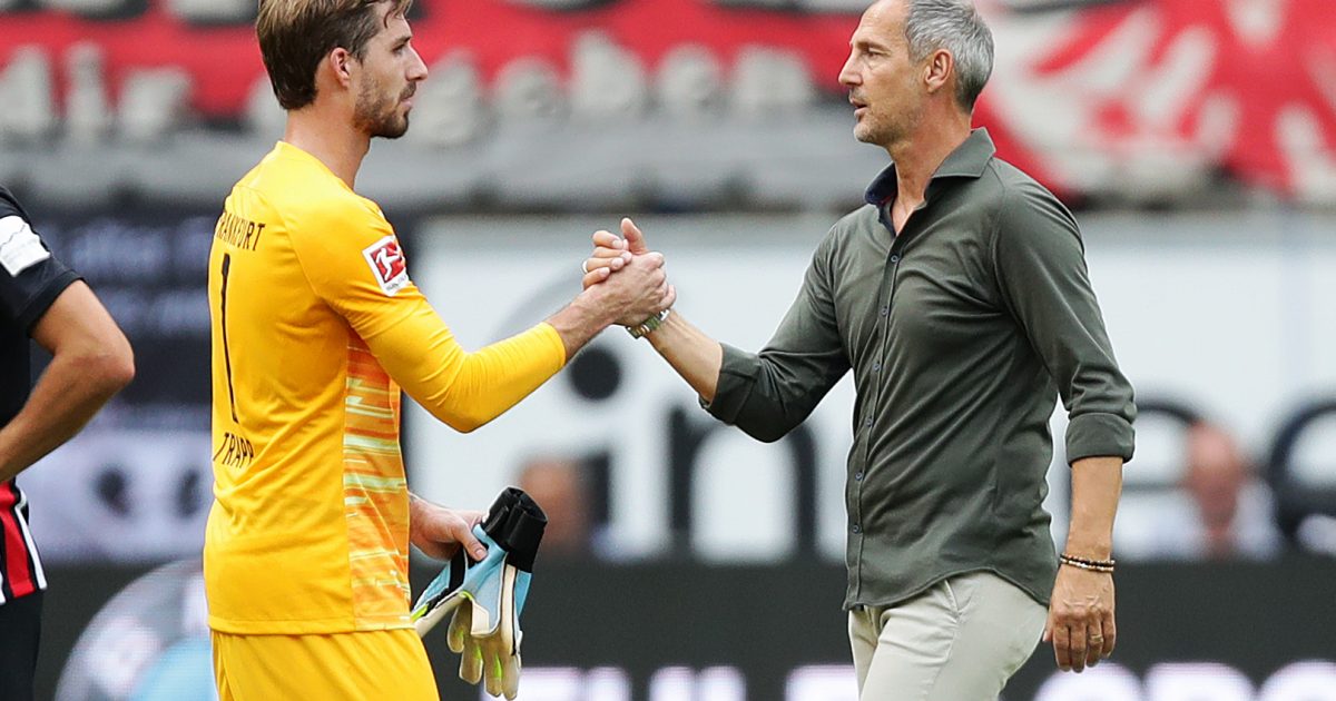 Eintracht-Trainer Adi Hütter hofft auf weitere Neuzugänge für die Hessen. (Foto: Heiko Rhode)