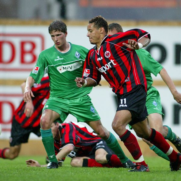  Jermaine Jones gegen Christian Beise beim letzten Pflichtspiel gegen die Mannheimer am 09. Mai 2003