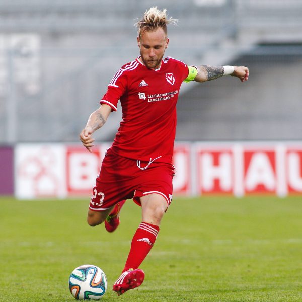  Markus Neumayr - hier im Trikot vom FC Vaduz - kickte für die Eintracht und den kommenden Europa League-Gegner. (Foto: Imago images/Geisser)