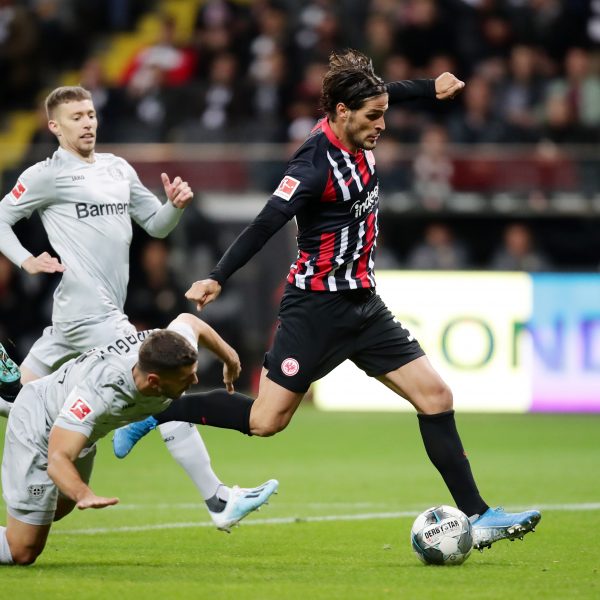  Goncalo Paciencia setzte sich unnachahmlich durch und erzielte die 1:0-Führung (Foto: Rhode)