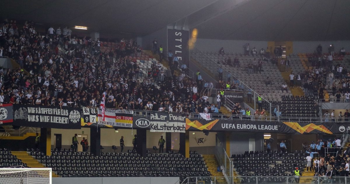  Die Fans der Eintracht müssen zwei Europapokal-Spiele von zuhause aus verfolgen. (foto: imago images/HMB-Media)