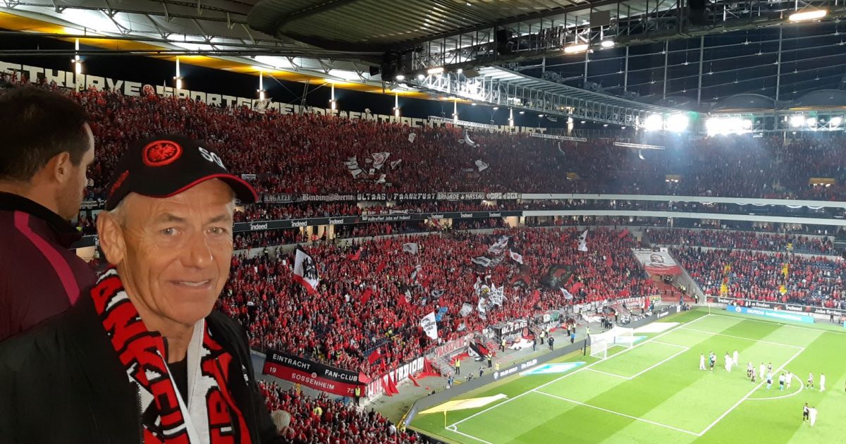  Reinhold Backes aus Belgien ist großer Eintracht-Fan. (Bild: privat/Reinhold Backes)