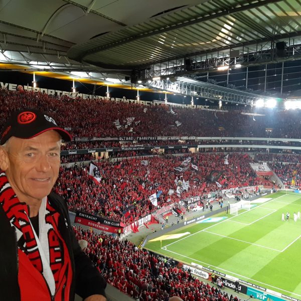  Reinhold Backes aus Belgien ist großer Eintracht-Fan. (Bild: privat/Reinhold Backes)