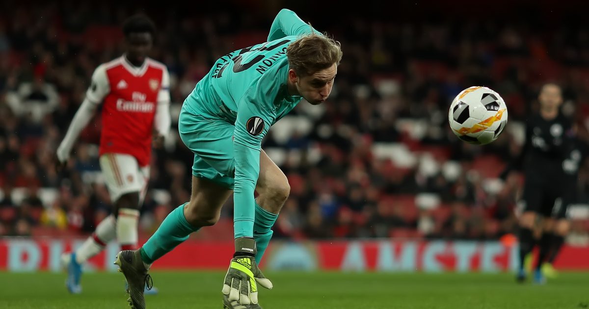 Rönnow brachte die Briten vor allem in der ersten Hälfte fast zur Verzweiflung (Bild: imago images / Action Plus)