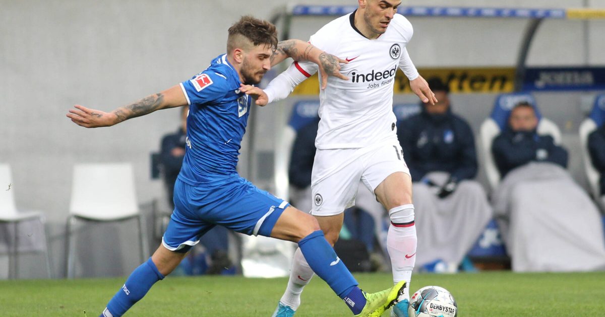  Filip Kostic machte mit der Hoffenheimer Hintermannschaft was er wollte (Bild: imago images/ Michael Weber)