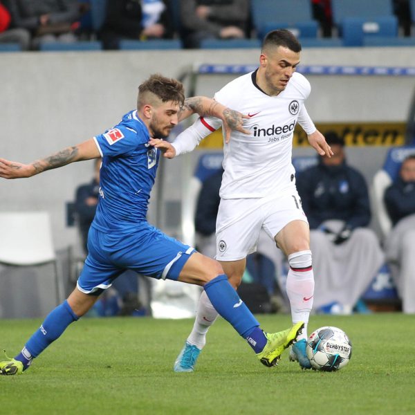  Filip Kostic machte mit der Hoffenheimer Hintermannschaft was er wollte (Bild: imago images/ Michael Weber)