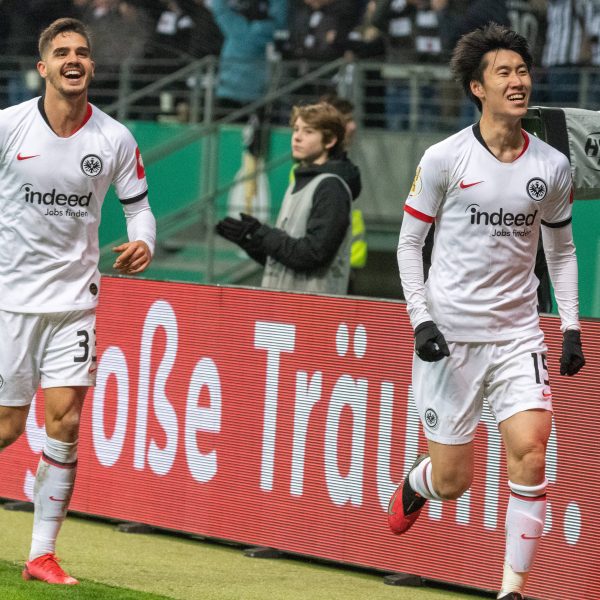  Kamda bejubelt seinen 2:0 Treffer. (Foto: Imago Images / Nordphoto)