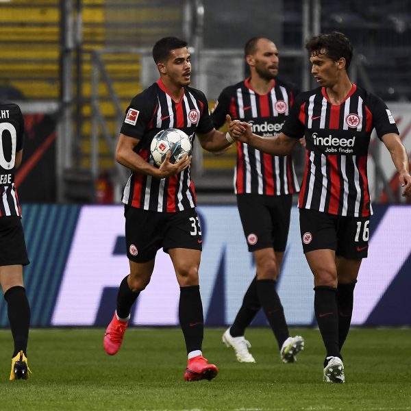  Die Eintracht glich zwei Mal einen Rückstand aus. (Bild: imago images / Poolfoto)