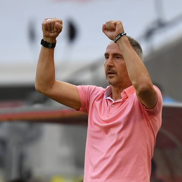  Adi Hütter ist seit 2018 bei Eintracht Frankfurt. (Foto: imago images / Poolfoto)
