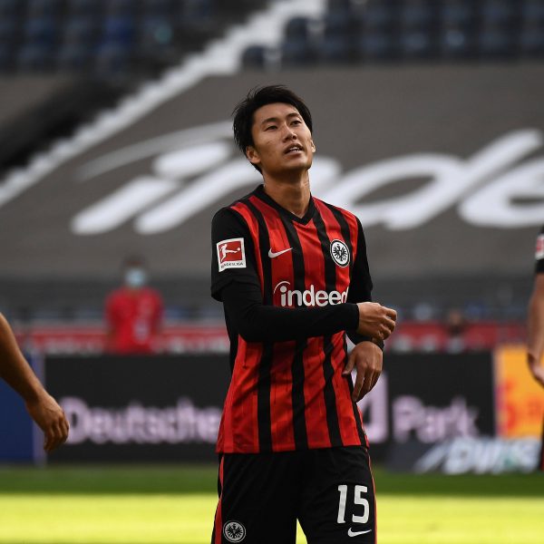  Mangelnde Effizienz und Kreativität wurden der Eintracht-Offensivabteilung um André Silva, (li.), Daichi Kamada (Mi.) und Aymen Barkok im FPS-Fantalk vorgeworfen. (Bild: imago/Jan Huebner)