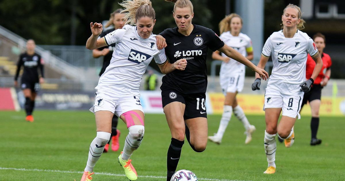  Konnte heute keinen Torerfolg feiern: Eintracht-Toptorschützin Laura Freigang (Foto: Imago Images / Jan Huebner)