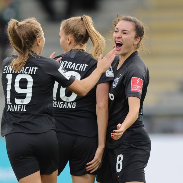  Die Frauen von Eintracht Frankfurt sind siegeshungrig. (Bild: imago images / Kessler-Sportfotografie)