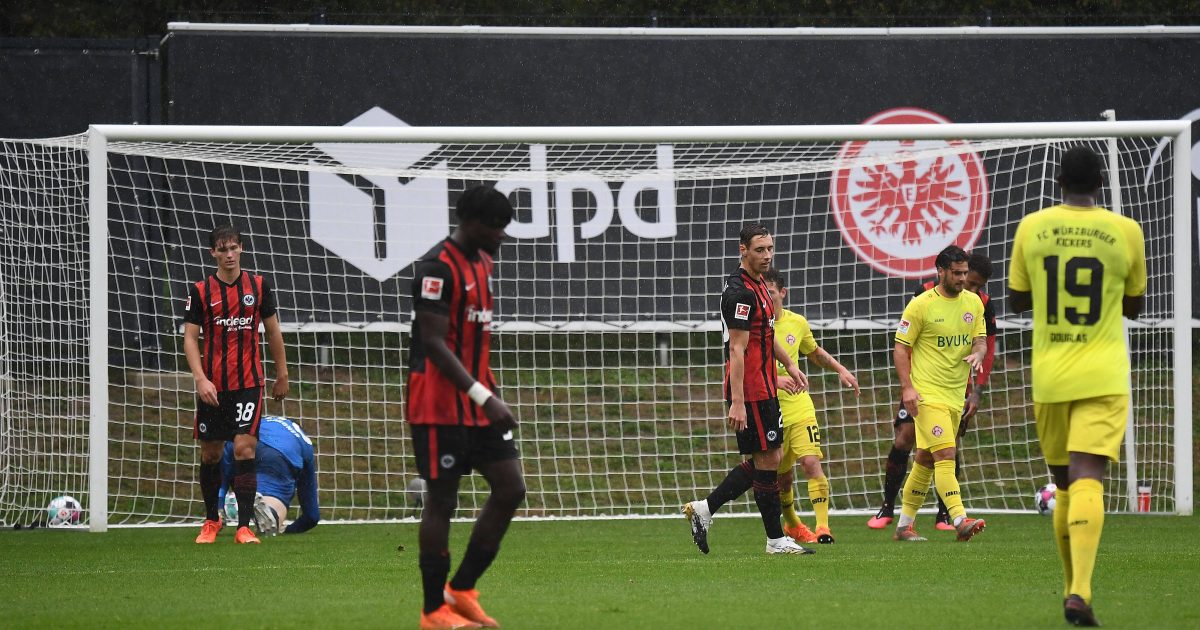  Die B-Elf der EIntracht zeigte im Testspiel gegen Würzburg eine schwache Leistung. (Bild: imago images / Jan Huebner)