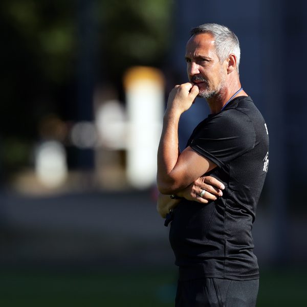  Bleibt Hütter bei der Formation mit einer Spitze? (Foto: Heiko Rhode)
