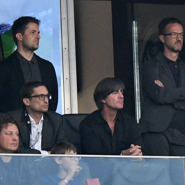  Im September 2019 war Jogi Löw in Frankfurt zu Gast. Neben ihm Eintracht-Sportvorstand Fredi Bobic. (Foto: imago images / Jan Huebner)