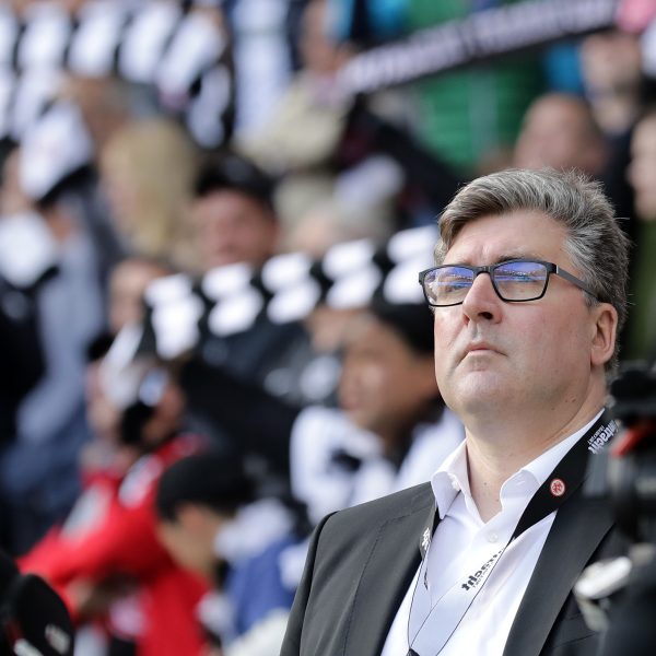  Vorstandssprecher Axel Hellmann erwartet ein gigantisches Spektakel in Sevilla. (Foto: Heiko Rhode)