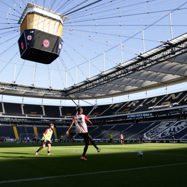  Trainingsauftakt der Eintracht zur Saison 2020/21 im Frankfurter Waldstadion Ende Juli.
