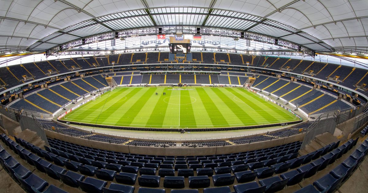  Ein seit März (leider) gewohnter Blick. Die Stadien der Bundesliga ohne Zuschauer. (Foto: imago images / HMB-Media)