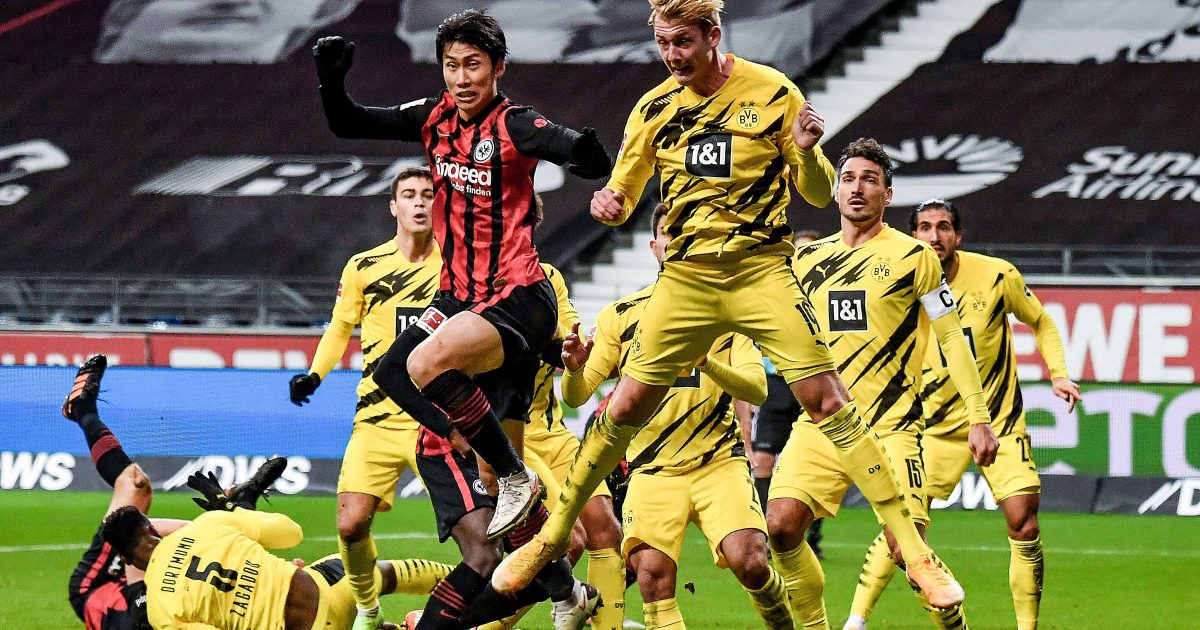  Die Eintracht wartet seit 2016 auf einen Heimsieg gegen den BVB. (Bild: imago images / Jan Huebner)