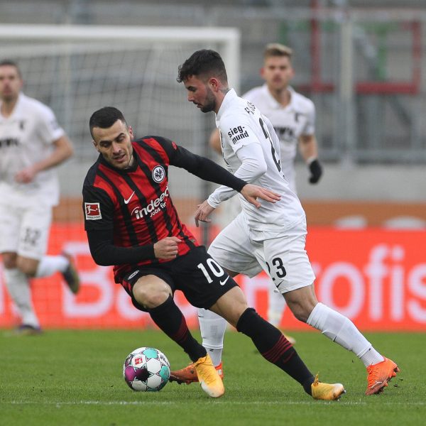 Filip Kostic hatte gleich mehrere Chancen, um die SGE in Führung zu bringen. (Bild: imago images / Poolfoto)