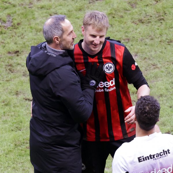  Adi Hütter musste zuletzt auf Martin Hinteregger verzichten. (Foto: Heiko Rhode)
