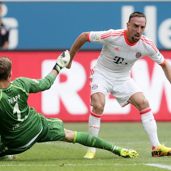  Franck Ribéry und Kevin Trapp - bald Teamkollegen? (Foto: Heiko Rhode)