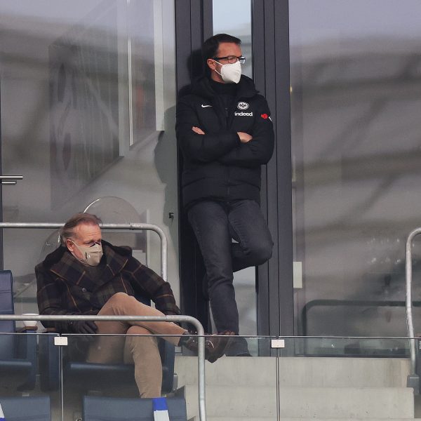  Vorstand Fredi Bobic und Aufsichtsratsboss Chef Philip Holzer. (Foto: Heiko Rhode)