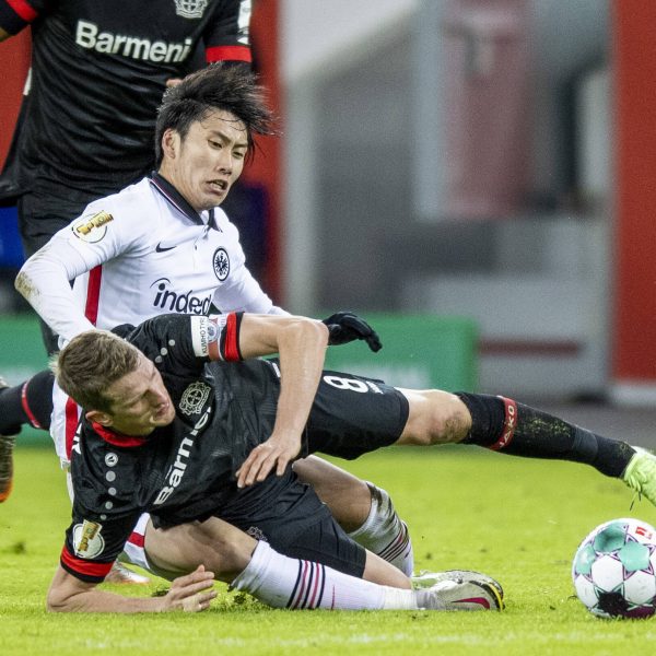  Daichi Kamada und die Eintracht kämpfen um die Champions League. (Foto: IMAGO / Moritz Müller)