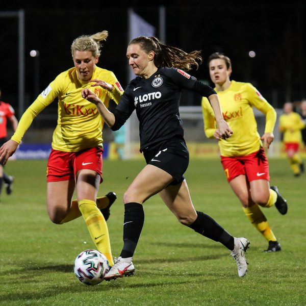  Frankfurt liegt zur Pause gegen Meppen zurück. (Bild: IMAGO / Jan Huebner)