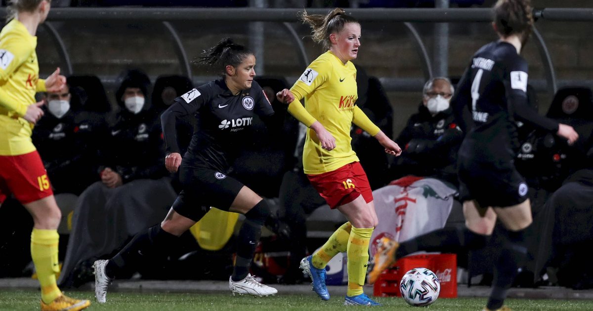  Lange Zeit lief die SGE gegen Meppen einem Rückstand hinterher. (Bild: IMAGO / Beautiful Sports)