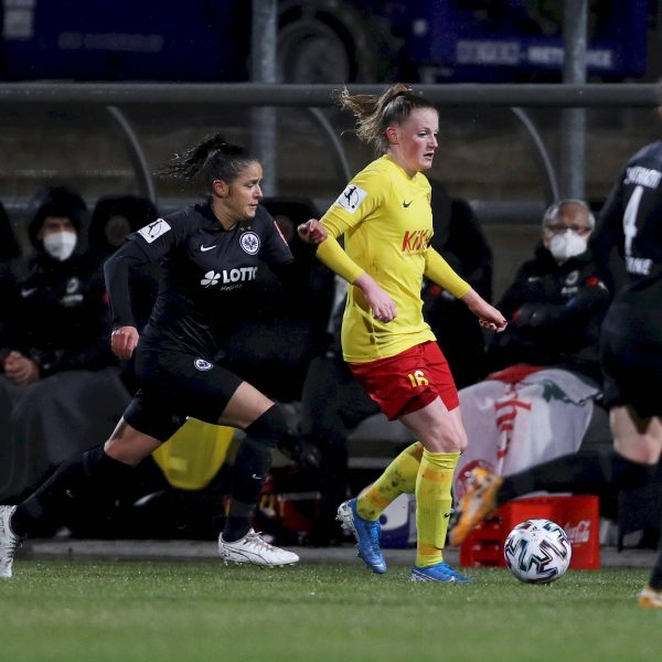  Lange Zeit lief die SGE gegen Meppen einem Rückstand hinterher. (Bild: IMAGO / Beautiful Sports)