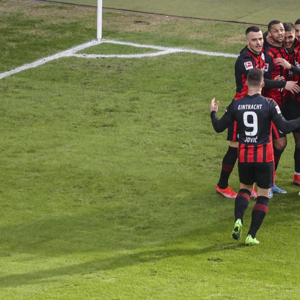  Die Offensive der Eintracht hat gegen Union Berlin wieder einmal eiskalt zugeschlagen und konnte auch Schwächen in der Defensive kompensieren. (Bild: imago images / Rene Schulze)
