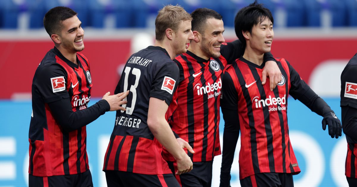  André Silva, Filip Kostic und Daichi Kamada sind gefragte Adler. (Foto: Heiko Rhode)