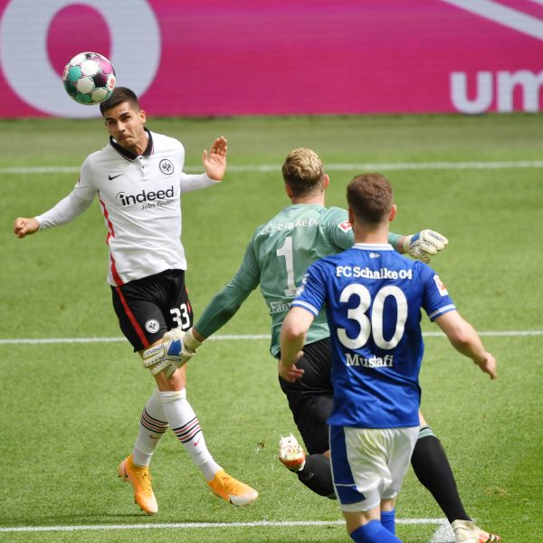  André Silva trifft zum 26. Saisontor. (Foto: IMAGO / Team 2)